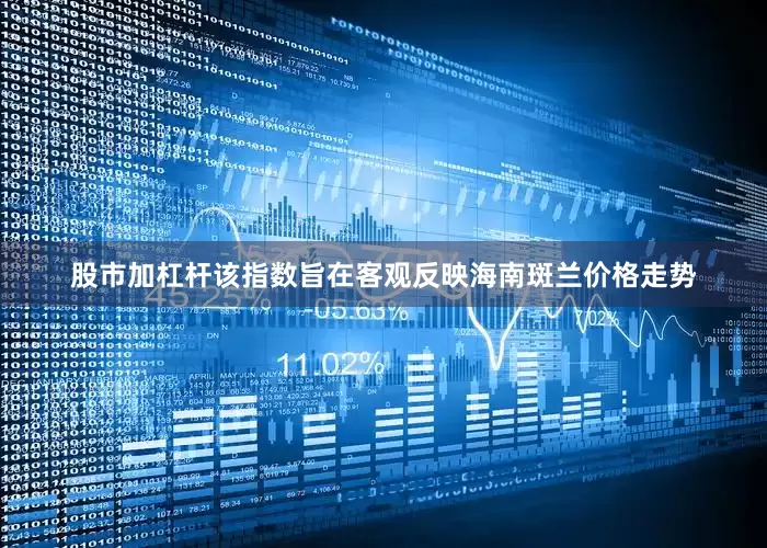 股市加杠杆该指数旨在客观反映海南斑兰价格走势